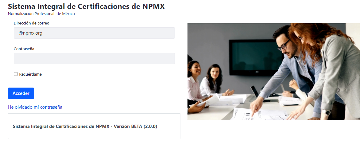 Enlace He olvidado mi contraseña